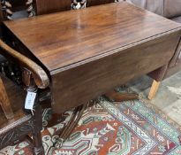 A Regency mahogany Pembroke breakfast table, width 95cm, depth 55cm, height 70cm