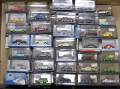 A collection of boxed 00 gauge 1:76 scale vehicles by Oxford Diecast and Corgi, including mainly