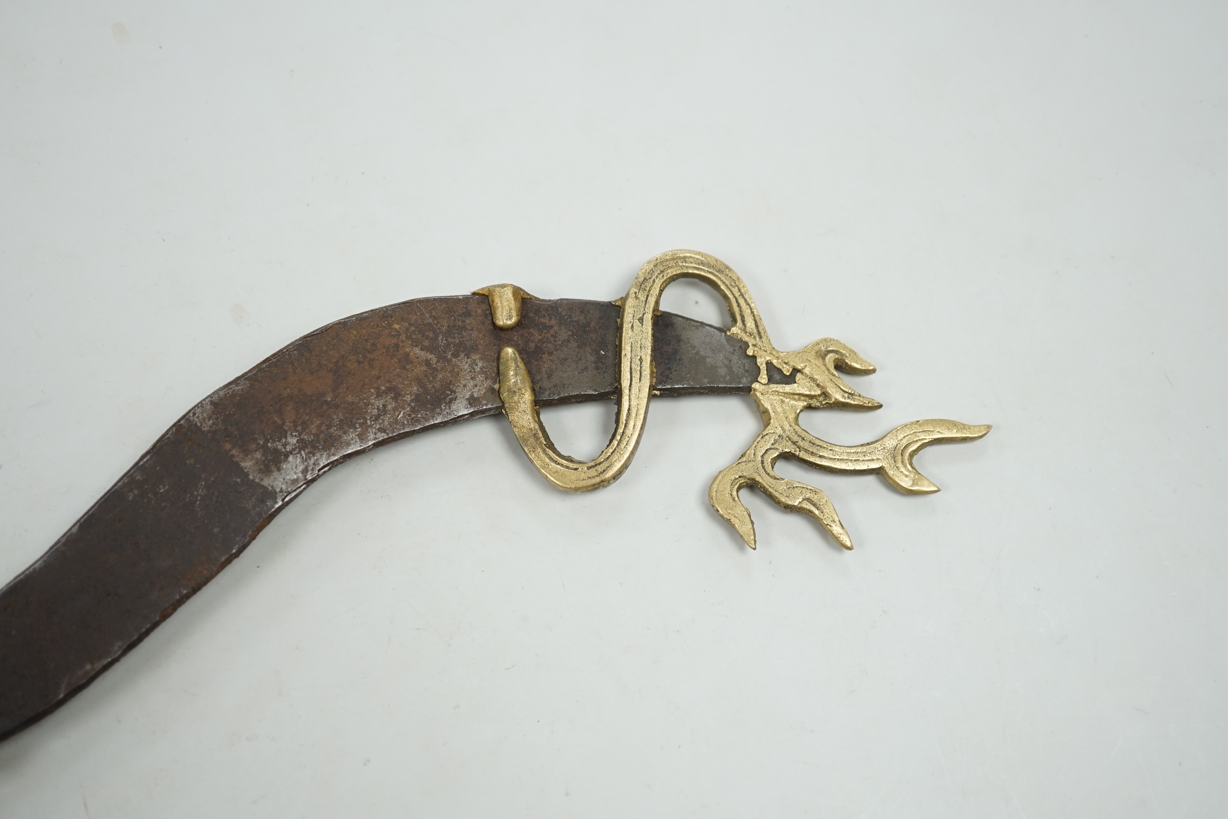 A Tibetan ornamental dagger, 39cm - Image 5 of 5
