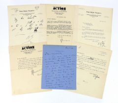 Oswald Mosley, Harold Nicolson, Cyril Joad and The New Party, 1931; six letters to Peter Winckworth,