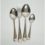 A modern Arthur Price canteen of silver Grecian pattern cutlery for eight, comprising sixty items,