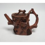 A Chinese Yixing ‘tree branch’ teapot, 13cm