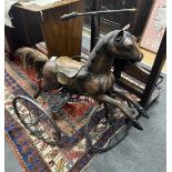 A Victorian style horse tricycle, height 84cm