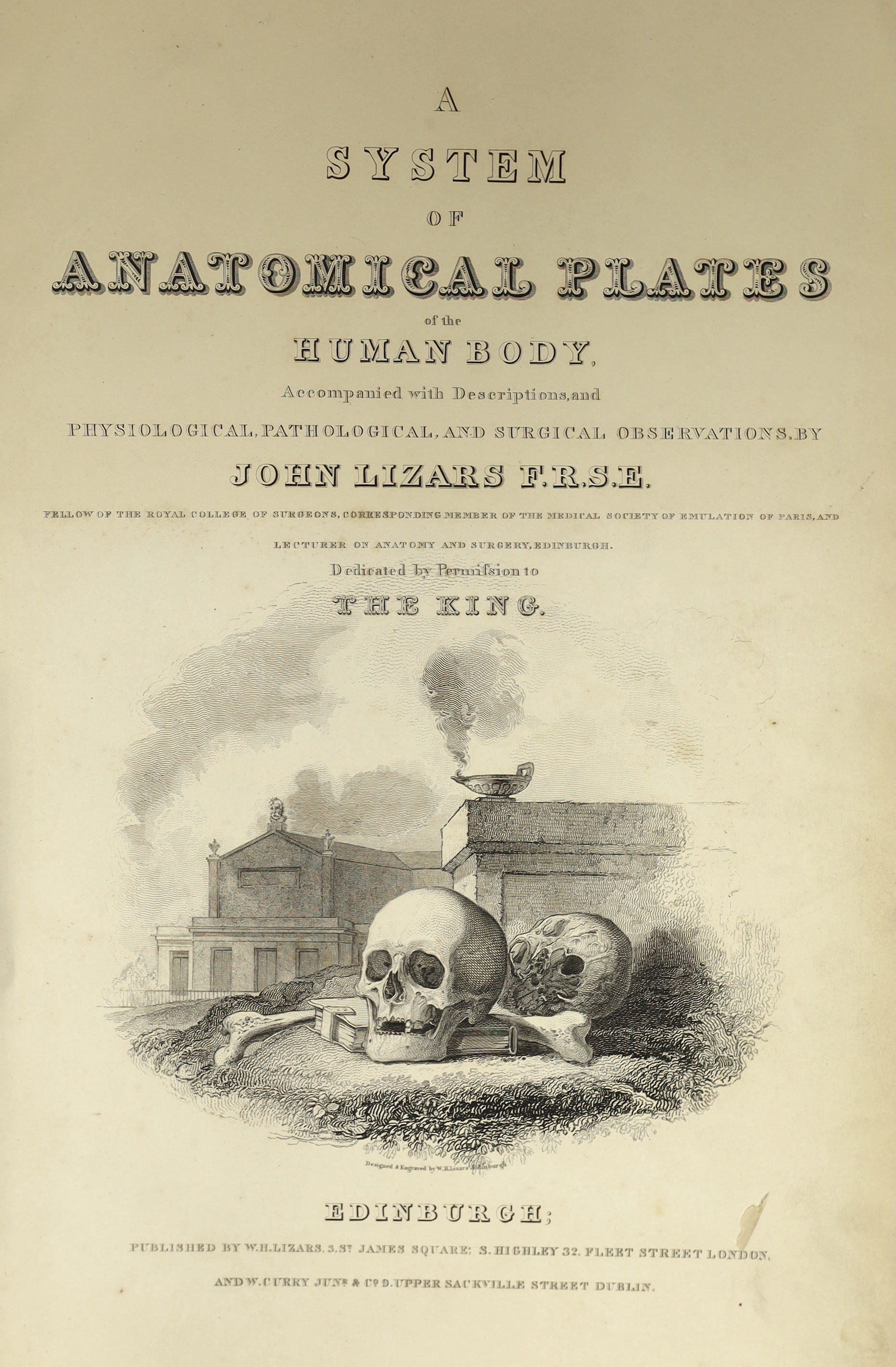 ° ° Lizars, John - A System of Anatomical Plates on the Human Body, accompanied with descriptions,