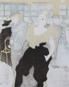 After Henri de Toulouse Lautrec (French, 1864-1901), lithograph, 'Clownesse', limited edition 156/