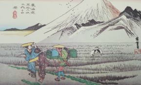 After Hiroshige, album of woodblock prints, The 57 Stages of the Tokaido