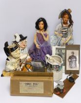 Gilbert & Sullivan and D’Oyly interest; a collection of ceramics, puppets, photographs, etc.