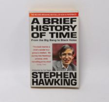 ° ° Stephen Hawking; A Brief History of Time, Bantam Books paperback edition, 1995, signed by