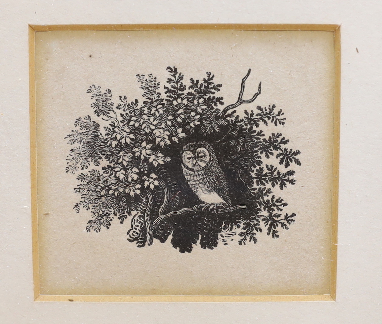 Thomas Bewick (1753-1828) two wood cuts/engravings together with a pencil sketch of a mother and - Image 4 of 5