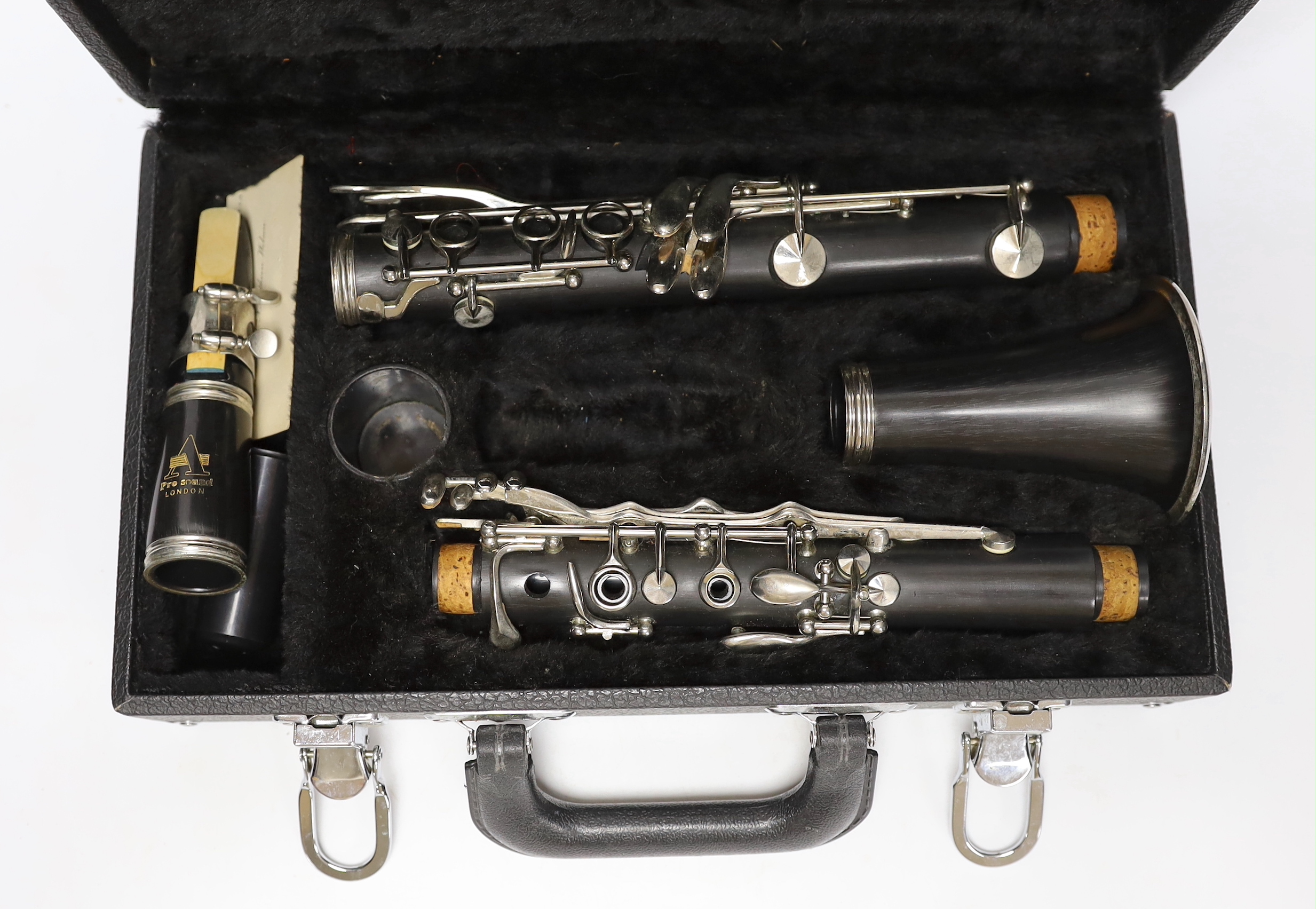An Arbiter Pro Sound wooden bodied clarinet - Image 2 of 2