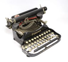 A 1920s/30s Corona portable Model 3 typewriter