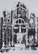 John Piper (1903-1992), proof lithograph, 'San Moise, Venice', signed in pencil, various details