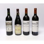 Two bottles of 2000 Chateau Pontet Canet Pauillac, a bottle of 1993 Chateau Léoville Barton Saint