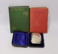 D’Oyly Carte interest; a cased silver cigarette case inscribed ‘To A.J. for hard work done from H.