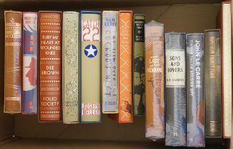 ° ° Twenty six Folio Society books, all fiction, including Sons and Lovers; Tinker, Tailor, Soldier,