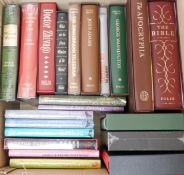 ° ° Twenty one Folio Society books, mostly fiction, including Waugh, Brideshead Revisited; Doctor