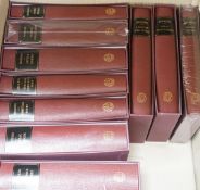 ° ° A collection of Charles Dickens folio society books including Bleak House, Great Expectations