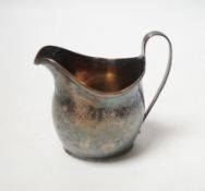 A George III silver cream jug, by Peter & William Bateman, London, 1809, 10.7cm.