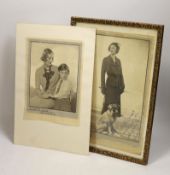 Autographed photograph, Gladys Cooper, frames and another
