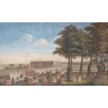 Three 18th / 19th century hand coloured engravings including The Royal Palace of St James's, London,