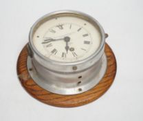 A Kevin & Hughes (Marine) Ltd ship's clock by Smiths