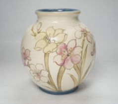 A Moorcroft Hibiscus globular vase, 1930s, 21cm high