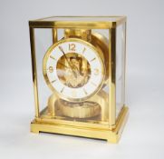 A Jaeger Le Coultre Atmos clock, serial number 482580