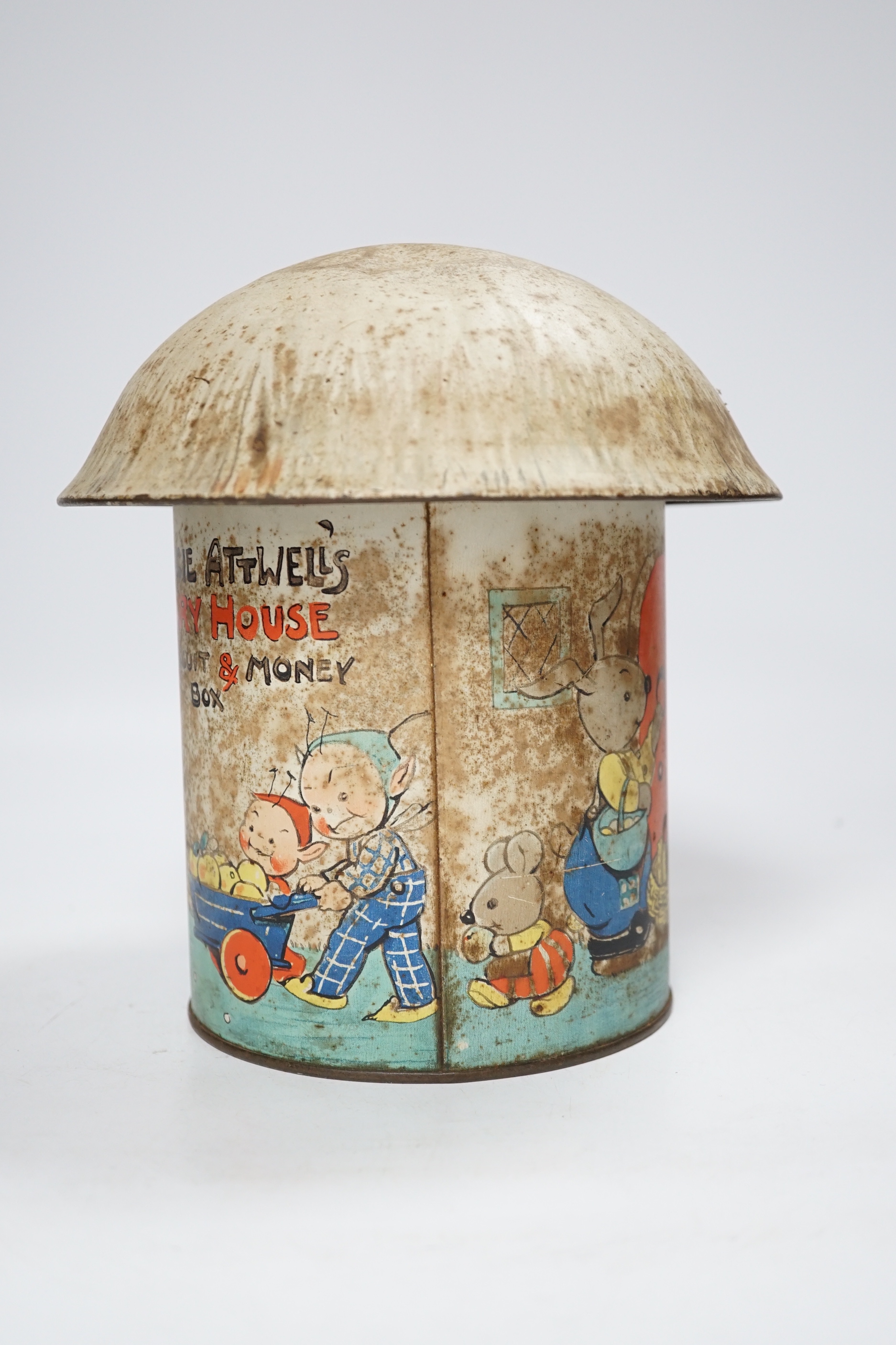 A Lucie Attwell 'mushroom' money box, 19cm - Image 4 of 6