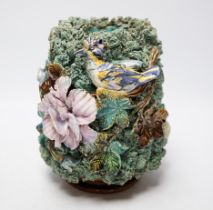 A Rorstrand floral encrusted vase, 21cm