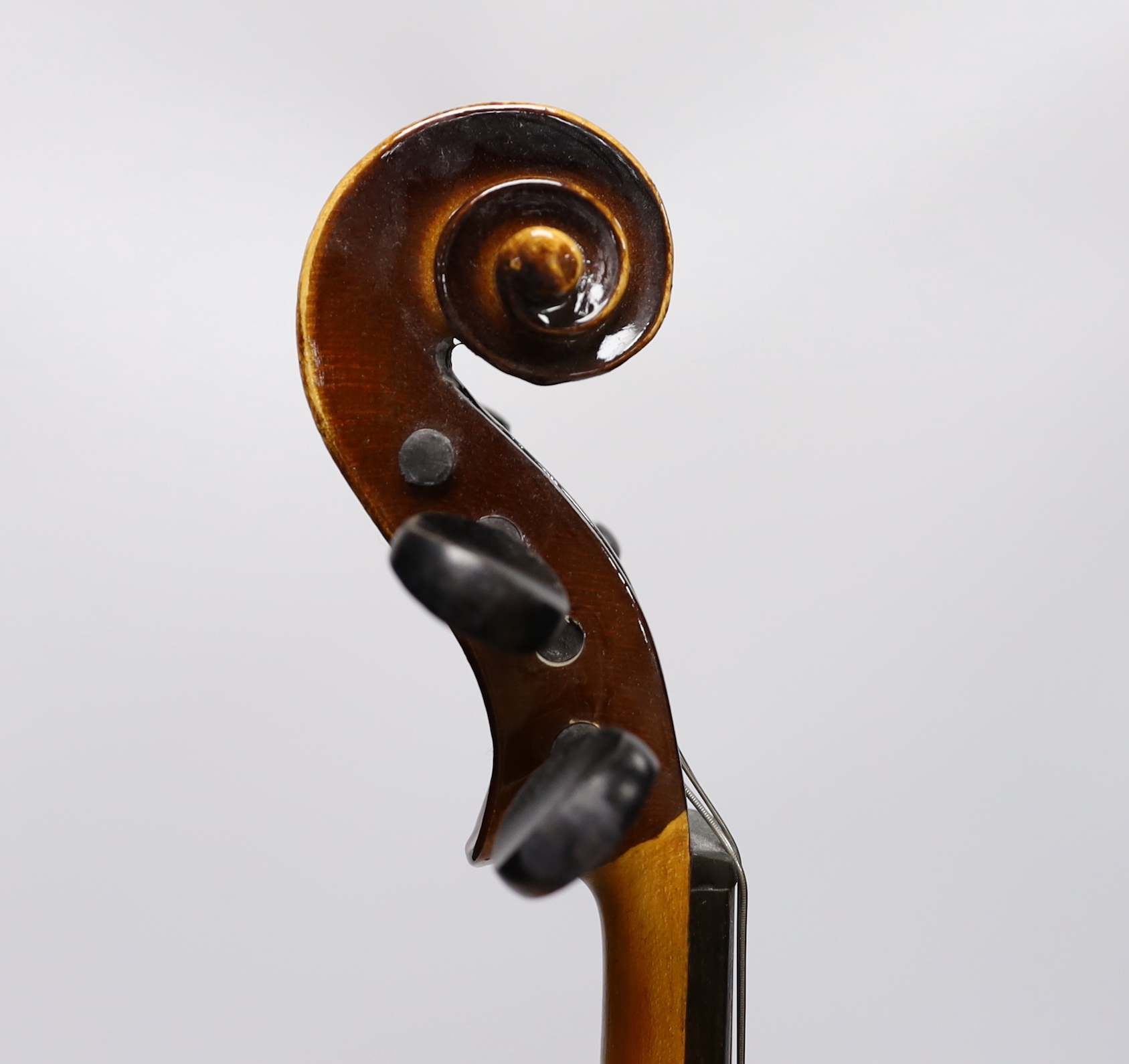 A cased Rosetti viola ‘Stradivarius Model’, and cover, viola 65cm long - Image 8 of 13