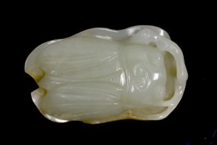 A Chinese jade cicada carving