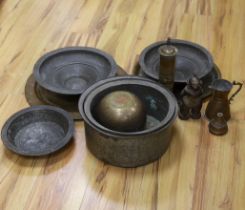 A group of North African metalware