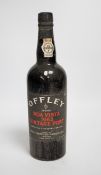 A bottle of Offley Boa Vista 1963 Vintage Port