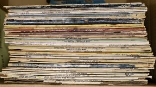 Fifty mainly 1970s LPs, including David Bowie, Leonard Cohen, Randy Newman, Bob Dylan, Simon &