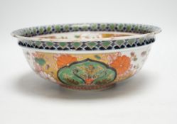 A Japanese Imari bowl, mid 19th century, 25.5cm diameter