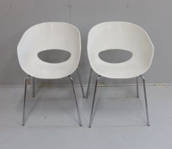 A pair of Italian Sistesi chairs, width 52cm, depth 45cm, height 82cm