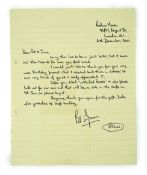 Rolling Stones interest; a hand written letter by Bill Wyman, dated 6th December 1964, together with