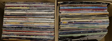 A collection of mostly 1970's/80's LPs together with a few 12 inch singles, including The