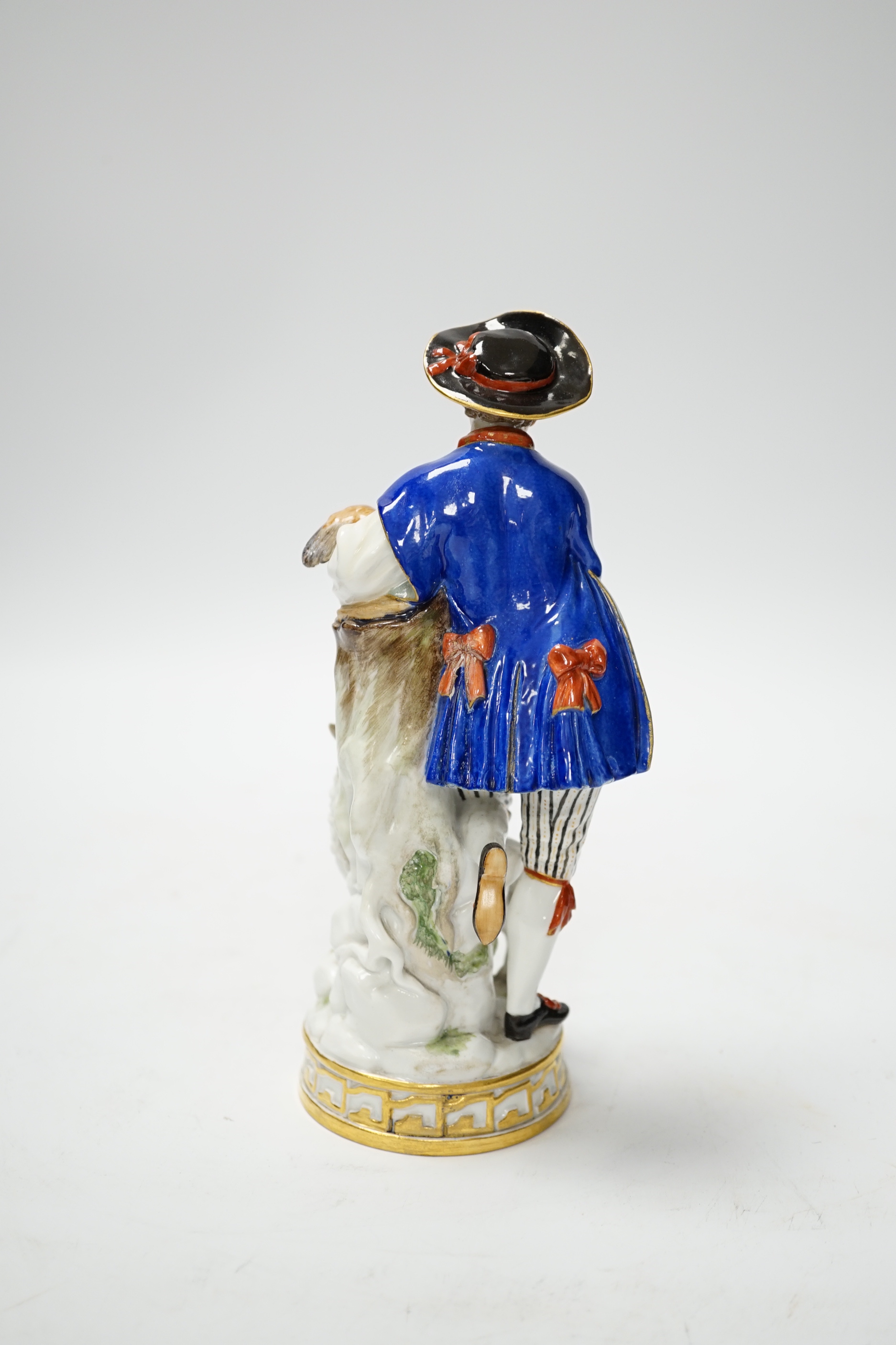 A Meissen shepherd group, late 19th century, 19cm - Image 4 of 5