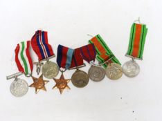 Group of assorted medals including; a pair of Metropolitan Police Coronation medals for 1902 and