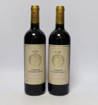 Two bottles of Chauteau Gruaud Larose, Saint Julien, red wine, 2004