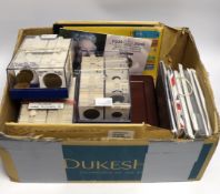 British Empire coins, QEII Royal Mint coins and specimen sets, including three cases of annotated