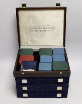 A collection of Royal Mint, Westminster mint and MDM QEII Commonwealth proof silver Royal family