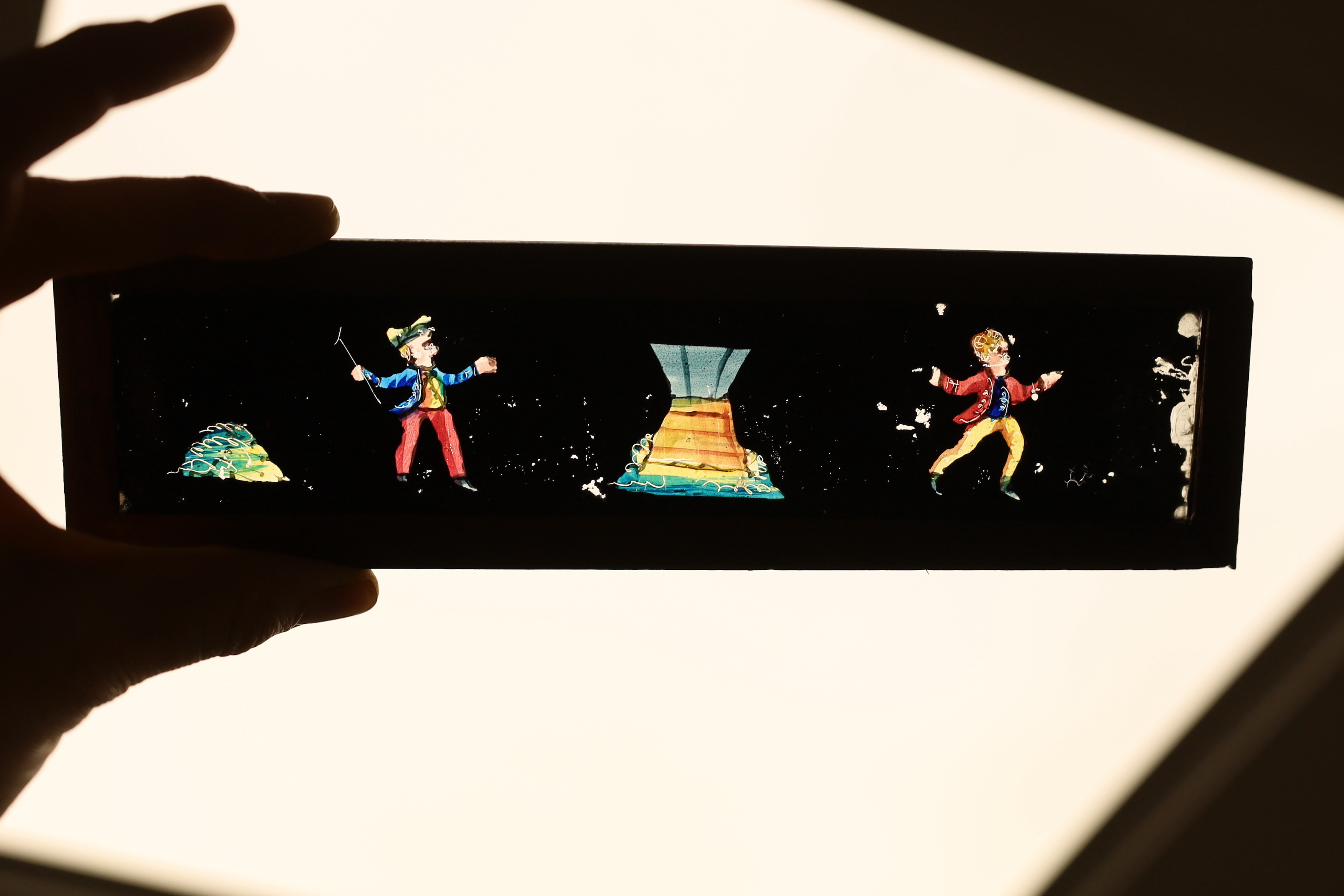 A Magic lantern and nine Victorian slides - Image 5 of 5