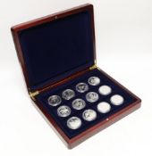 Eightieth Birthday of her Majesty Queen Elizabeth II silver proof collection coins 2006, for British