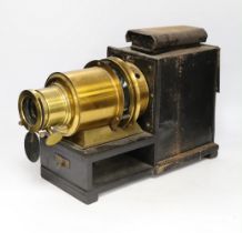A Magic lantern and nine Victorian slides