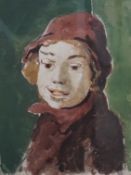 Mervyn Peake, author and illustrator (1911-1968), watercolour, 'Vicky 1942', signed, Victor