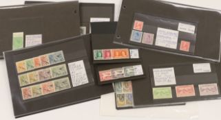Various stamps including New Guinea 1931 both Overprinted air sets, 1935 £2, 1939 set to £1, New