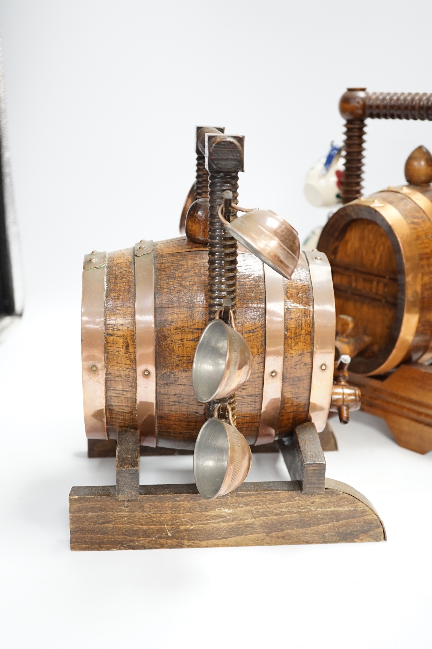 Two novelty spirit barrels, tallest 29cm high - Image 2 of 5