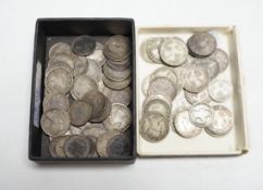 Hong Kong coins, Victoria to Edward VII, ten and five cent coins, (81)